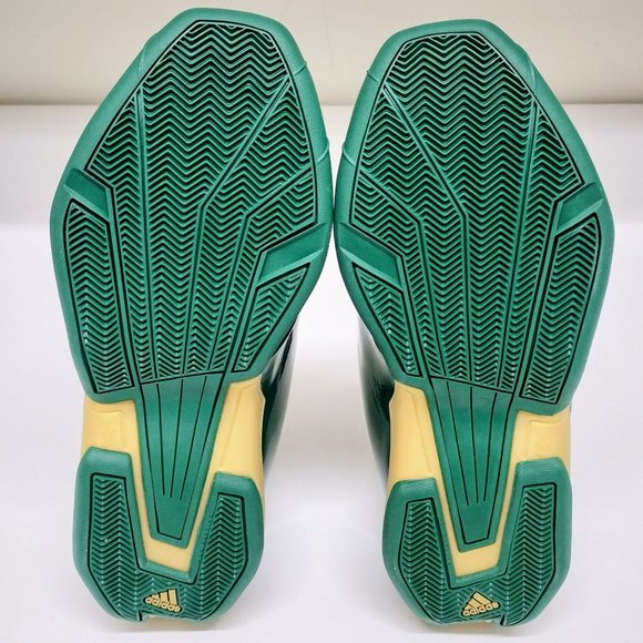 New Adidas Men's Size 8 T-MAC 2.0 RESTOMOD SVSM SHOES Green Gold Lebron FY9931 - Picture 7 of 10